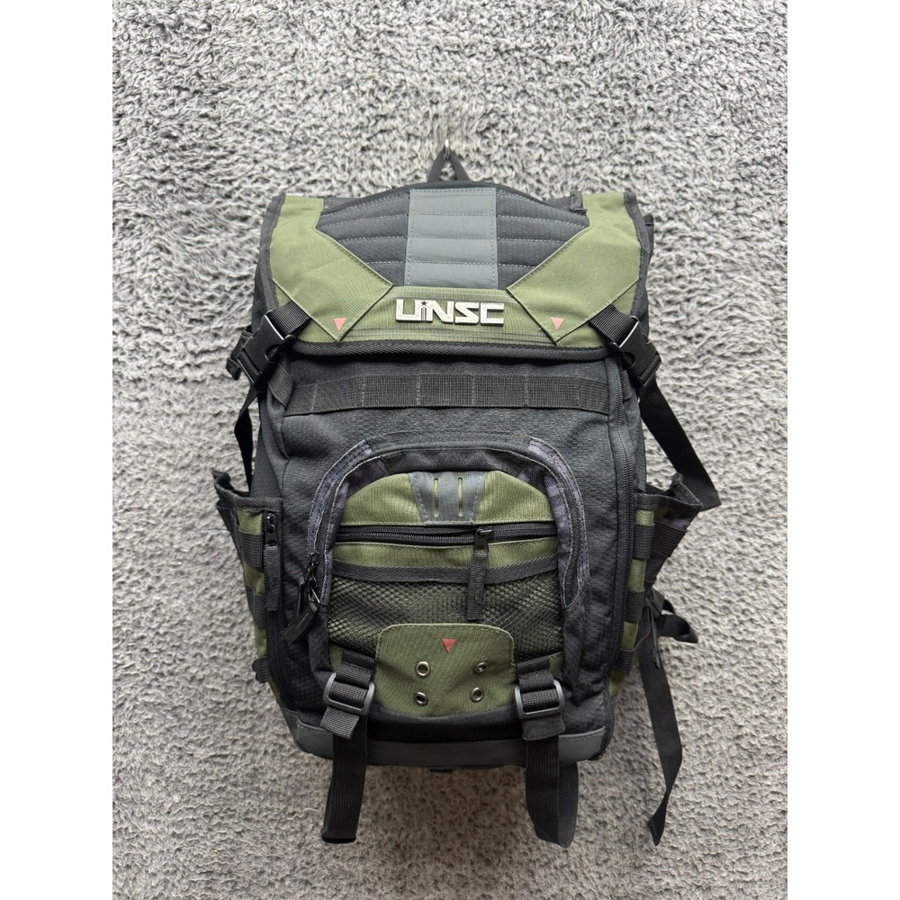 Halo Microsoft Xbox UNSC‎ School Backpack Army Green Black